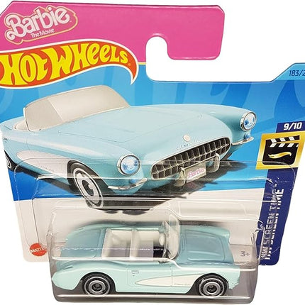 Hot Wheels: HW Screen Time 9/10 - Barbie 1956 Corvette Diecast Model Car