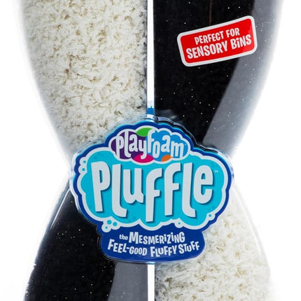 Educational Insights Pluffle® Black & White 2-Pack - Sensory Bin Foam Set, No Mess Alternative to Sand Toys & Slime for Toddlers, Fun Sensory Table Filler for Home or Classroom, Gift for Kids Ages 3+