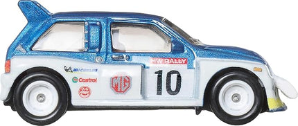 Hot Wheels Premium Car Culture Collectible Toy Car, 1:64 Scale Die-Cast '86 MG Metro 6R4, Hammer Drop Vehicle with Real Riders Tires
