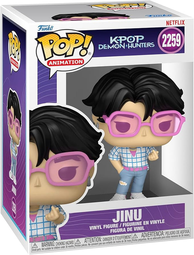 Funko Pop! Animation: Kpop! Demon Hunter - Jinu - 1/6 Odds for Rare Chase Variant - Collectable Vinyl Figure - Gift Idea - Official Merchandise - Toys for Kids & Adults - Model Figure for Collectors