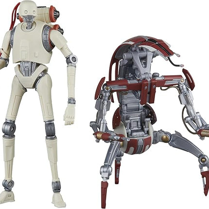 STAR WARS The Black Series KX Security Droid Enforcer & Droideka, Jedi: Survivor Gaming Greats Collectible 6 Inch Action Figure 2-Pack (Amazon Exclusive)