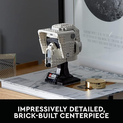 Lego Star Wars Scout Trooper Helmet 75305 Collectible Building Toy, New 2021 (471 Pieces)