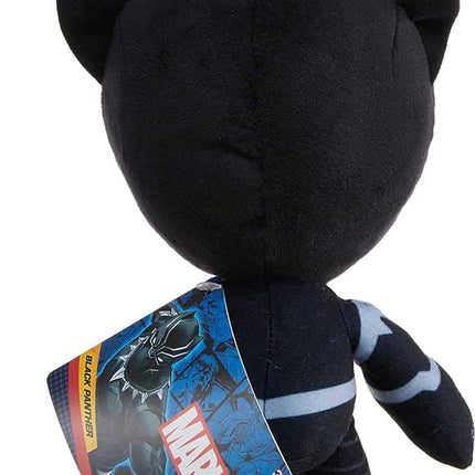 Mattel Marvel Black Panther Plush 8-inch Character Figure, T'Challa Super Hero Soft Doll