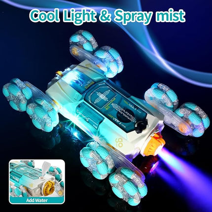 8WD Gesture Sensing RC Stunt Cars - Gifts for Boys Girls 8-12 Year Old 8 wheels Remote Control Transform 2.4Ghz Hand Controlled Drift Car Birthday Toys Gifts Ideas for Kids Age 8 9 10 11 12+ yr