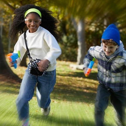 NERF Elite Racer Easy-Play Dart Blaster 2 Pack, 8 Elite Darts, Blaster Outdoor Toys, Ages 6+ (Amazon Exclusive)