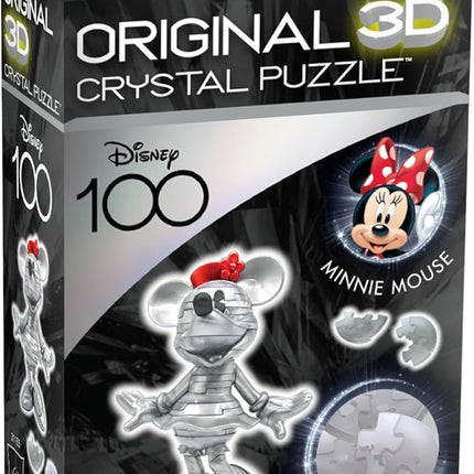 BePuzzled | Disney Platinum Minnie Original 3D Crystal Puzzle, Ages 12 and Up