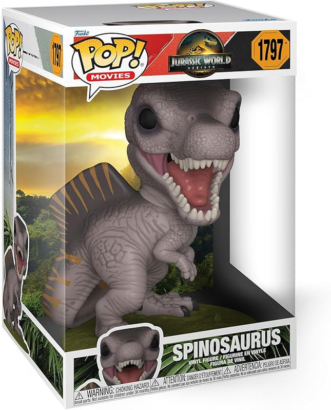 Funko Pop! Jumbo: Jurassic World: Rebirth - Spinosaurus - Collectable Vinyl Figure - Gift Idea - Official Merchandise - Toys for Kids & Adults - Movies Fans - Model Figure for Collectors and Display