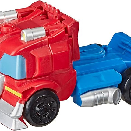 Transformers Playskool Heroes Rescue Bots Academy Team Optimus Prime, 4.5-Inch Action Figure, Kids Converting Robot Toy, Ages 3+ (Amazon Exclusive)