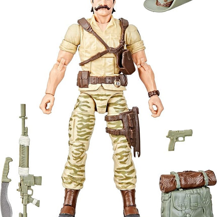 G.I. Joe Classified Series Retro Cardback Recondo, Collectible 6-Inch Action Figure with 7 Accessories