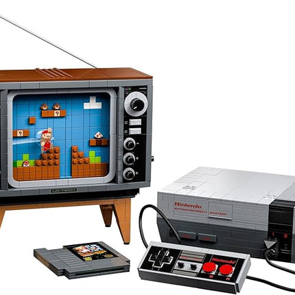 LEGO Super Mario Nintendo Entertainment System 71374 Gameplay Building Set, Model Kits for Adults to Build, DIY Creative Activity, Collectible Gift Idea