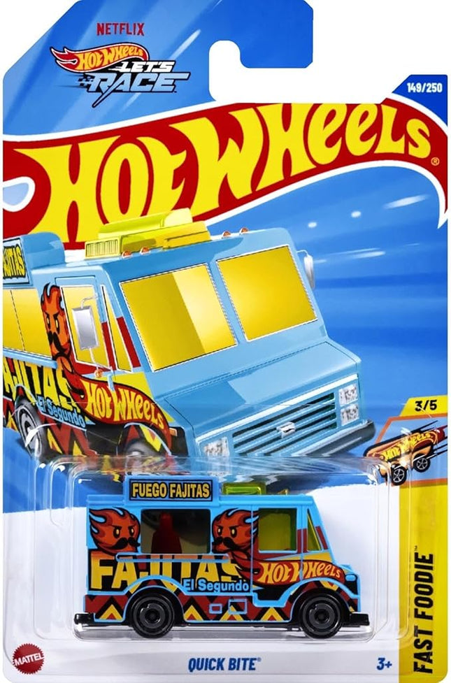 Hot Wheels Quick Bite, Fast Foodie 3/5 [Blue/Fuego Fajitas] 149/250