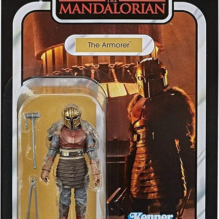 STAR WARS The Vintage Collection The Armorer Toy, 3.75-Inch-Scale The Mandalorian Action Figure, Toys for Kids Ages 4 and Up, Brown