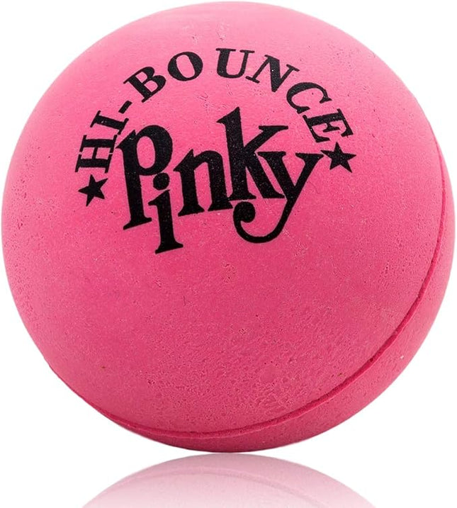 JA-RU Hi-Bounce Pinky Ball (1 Pack) Rubber Bouncy Balls for Kids and Adults. Small Pink Stress Bounce Ball. Indoor and Outdoor Sport Party Favors. Therapy