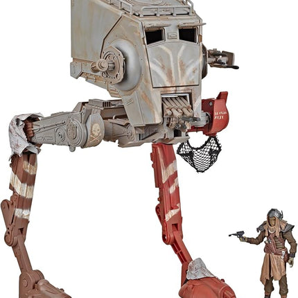 STAR WARS The Vintage Collection The Mandalorian at-ST Raider Toy Vehicle with Figure, Toys for Kids Ages 4 and Up