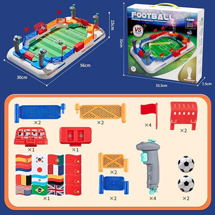 COUOMOXA Soccer Board Game for Kids: Mini Foosball Table Game - Interaction Soccer Toys for 3 4 5 6 7 8-12 Year Old Indoor Family Playroom Party - Perfect Birthday Sports Gift for Boys Girls