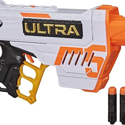 Nerf Ultra Five Blaster - 4-Dart Internal Clip, 4 Ultra Darts, Dart Storage - Compatible Only Ultra Darts