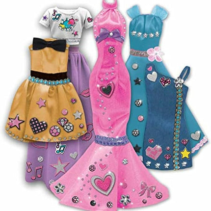 Tara Toys Barbie Be a Real Fashion Designer Classic Set DIY Doll Clothing Kit for Girls with Fabric, Ribbons, Stickers & Sketchbook Creative Fashion Toy for Ages 6+