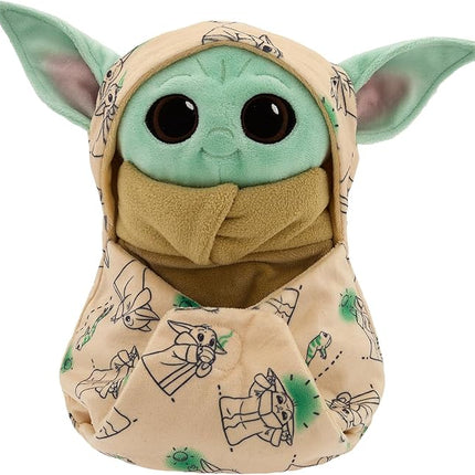 Disney Store Unisex-Children Babies Collection: Grogu Plush in Swaddle with Detailed Plush Features - Official Soft Toy - Stuffed Animals for Babies - Perfect for Fans & Kids
