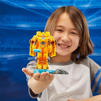Transformers One Robot Battlers Bumblebee (B-127) 4.5-Inch Robot Action Figure, Interactive Toys for Boys and Girls Ages 6 and Up