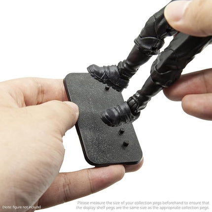 SIXPOINTS 36 Pieces Multi-PEG 6 inch Action Figure Display Stand Base,Model Support Stand Compatible with 1/12 Scale Star Wars Black Series Figure Toy