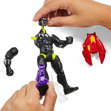 Avengers Marvel MixMashers Black Panther Custom Mix-and-Match Action Figure & Accessories, 5-Inch-Scale Super Hero Toys for Kids Ages 4+