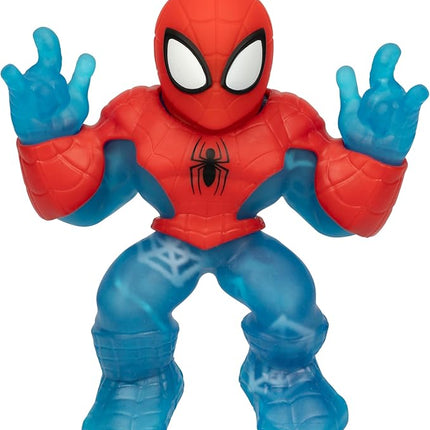 Heroes of Goo Jit Zu Marvel Hero Creator Spider-Man with 3 Unique Goo Fillings, Mix, Fill & Create Your Own Stretchy Spider-Man Hero of Goo JIT Zu Action Figure, Mix, Fill & Create Again and Again.