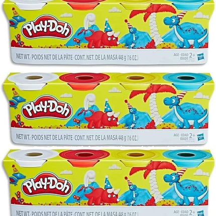 Play-Doh Bulk Classic Colors 12-Pack of Non-Toxic Modeling Compound, (4oz) Cans (12-Cans, 48oz) (12-Cans)