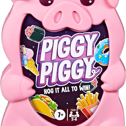 Hasbro Gaming Piggy Piggy Card Game | Family Games for Kids, Teens, and Adults | 2 to 6 Players I 20 Mins. Average | Quick-Playing Travel Games | Fun Summer Activities | Vacation Essentials | Ages 7+