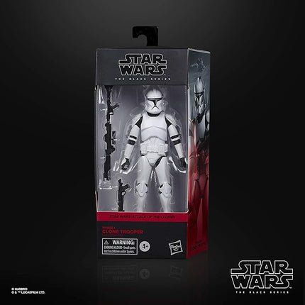 STAR WARS The Black Series Phase I Clone Trooper Toy 6-Inch Scale The Clone Wars Collectible Action Figure, Kids Ages 4 and Up,E9367