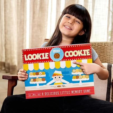 Lookie Cookie - A Memory Card Game for Kids Ages 6 and Up | Fun Memory and Concentration Building Game | Develop Cognitive Skills (2-4 Players)
