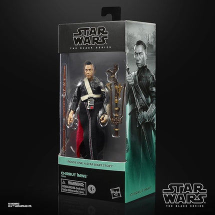 STAR WARS The Black Series Chirrut Îmwe 6-Inch-Scale Rogue One: A Story Collectible Action Figure, Toys for Kids Ages 4 and Up