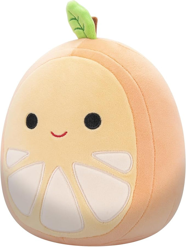 Squishmallows Original 8-Inch Orin Orange Slice with Green Stem - Official Jazwares Plush