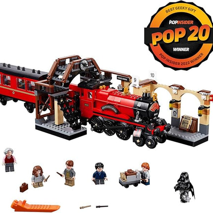 LEGO Harry Potter Hogwarts Express 75955 Toy Train Building Set includes Model Train and Harry Potter Minifigures Hermione Granger and Ron Weasley (801 Pieces)