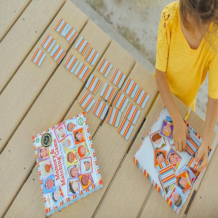 eeBoo: Memory and Matching Game- I Never Forget a Face- 24 Pairs, Develops Recognition, Concentration, Memory & Social Skills, Age 3+