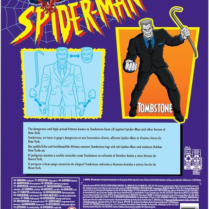 MARVEL Legends Series Tombstone, Spider-Man Comics Collectible 6-Inch Action Figure