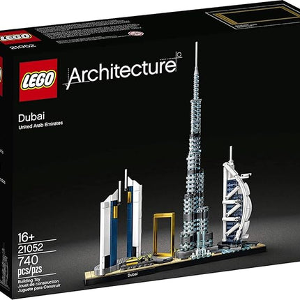 LEGO Architecture Skylines: Dubai 21052 Building Kit, Collectible Architecture Building Set for Adults (740 Pieces)