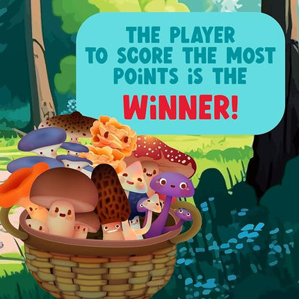 Gamewright - A Bunch of Fun Guys - Strategic Mushroom Foraging Card Game, Ages 8+, 2-4 Players