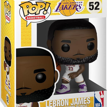 Funko POP NBA: Lakers - Lebron James (White Uniform) 3.75 inches