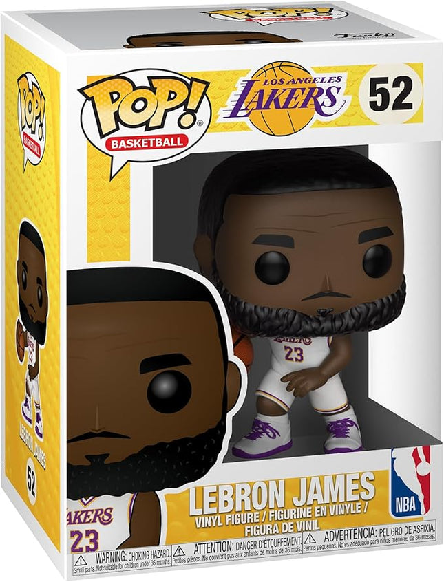 Funko POP NBA: Lakers - Lebron James (White Uniform) 3.75 inches