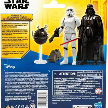 STAR WARS Darth Vader and Stormtrooper Action Figure Set - 2pk