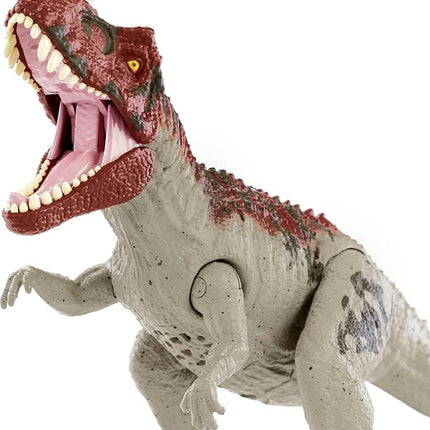 Mattel Jurassic World Camp Cretaceous Roar Attack Dinosaur Action Figure, Ceratosaurus Dino Toy with Strike Motion & Sounds