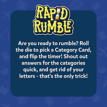 Skillmatics Rapid Rumble - Fast-Paced Board Game for Kids, Teens & Adults, Fun for Family Game Night & Educational Toy, Quick-Thinking Card Game, Gift for Ages 6, 7, 8, 9 & Up