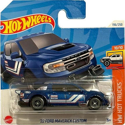 Hot Wheels 22 Ford Maverick Custom, Blue, HW Hot Trucks 10/10