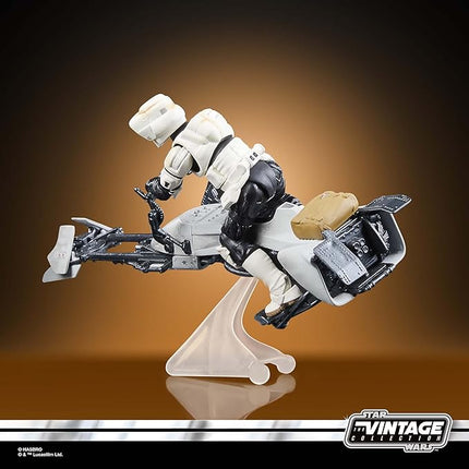 STAR WARS The Vintage Collection Speeder Bike, Scout Trooper & Grogu, The Mandalorian 3.75-Inch Vehicle & Action Figures, Ages 4 and Up