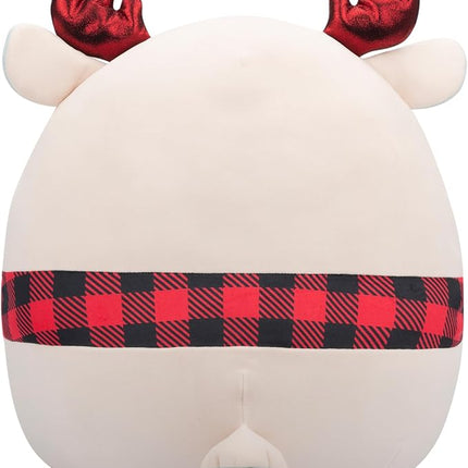Squishmallows Original 16-Inch Matthew White Moose with Scarf - Official Jazwares Plush (Large)