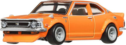Hot Wheels Premium Car Culture Collectible Toy Car, 1:64 Scale Die-Cast Toyota Corolla TE 27, Japan Historics 4 Vehicle with Real Riders Tires