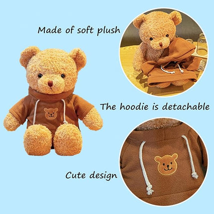 11.8 inches Teddy Bear Stuffed Animals Soft Plush Cute Teddy Bear Doll for Boys Girls (Pink)