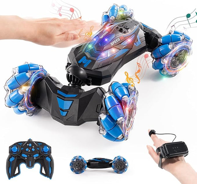 Gesture Sensing RC Stunt Car Toys for Boys and Girls Aged 6-12, for Kids.2.4Ghz Hand Controlled RC Twist Cars .4WD Remote Control car