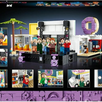 Lego Ideas BTS Dynamite Birthday Present 21339 Dynamite Adult Lego Goods Toy Block Present Music Music Boys Girls Adults