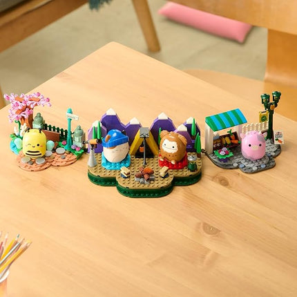 BLDR Squishmallows Patty's Farmers Market Building Set - Patty The Pink Cow Buildable Figure - Squishmallows Fans 8+, 0046